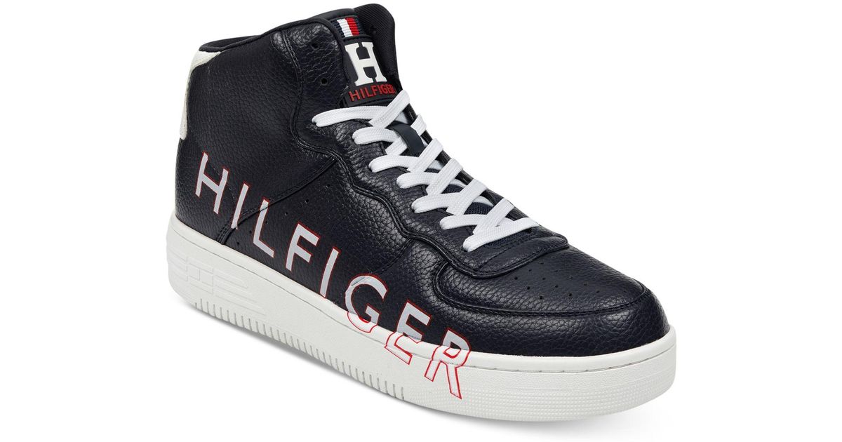 tommy hilfiger shoes high tops