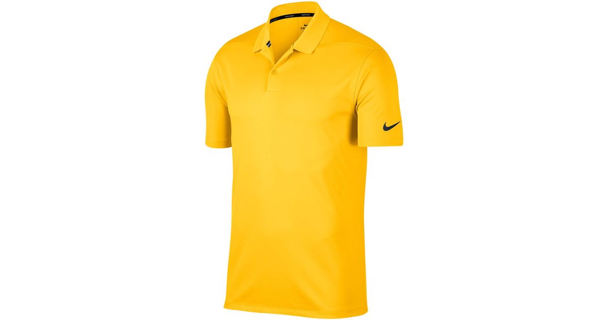 Chevrolet Gold Bowtie Nike Dri-Fit Polo Shirt