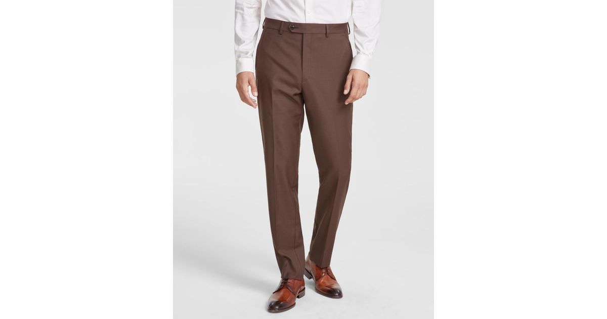 Michael Kors Men Classic-fit Wool-blend Suit Separate Pants in Brown for Men | Lyst Michael Kors Men Classic-fit Wool-blend Suit Separate Pants in Brown for Men | Lyst