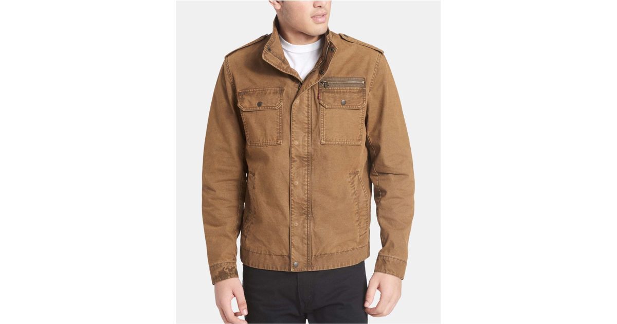 Levi's Cotton Field Jacket in Brown for Men Lyst
