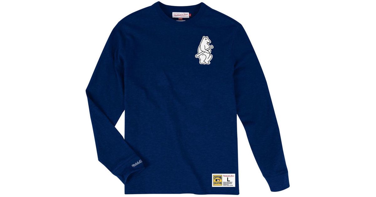 mitchell and ness cubs shirt