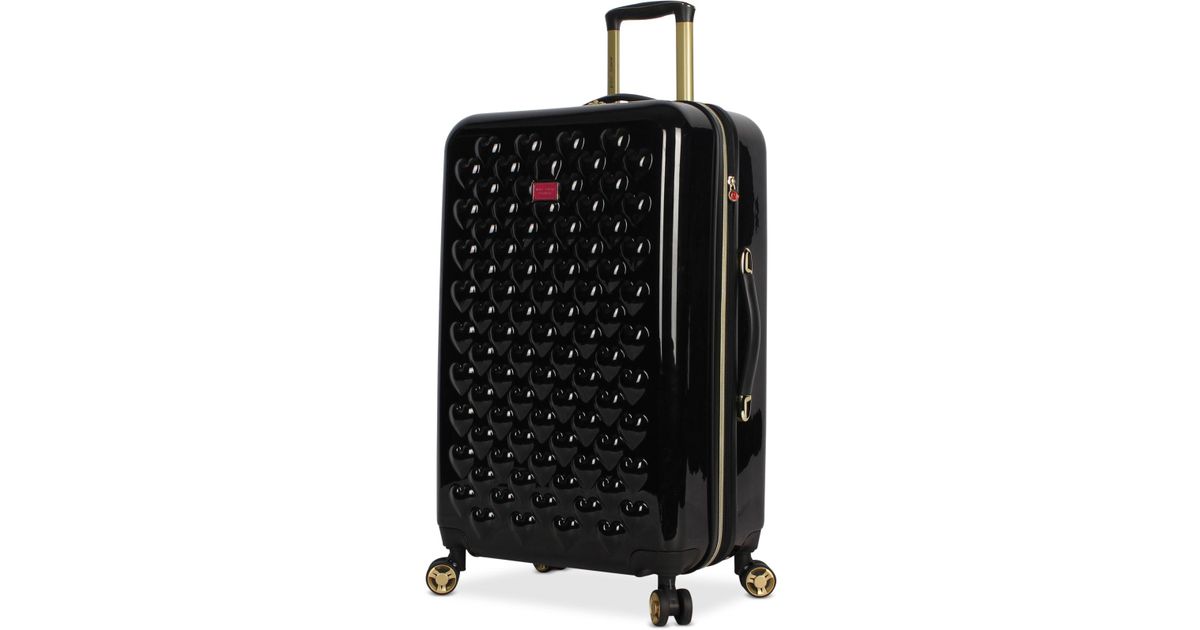 betsey johnson heart to heart luggage