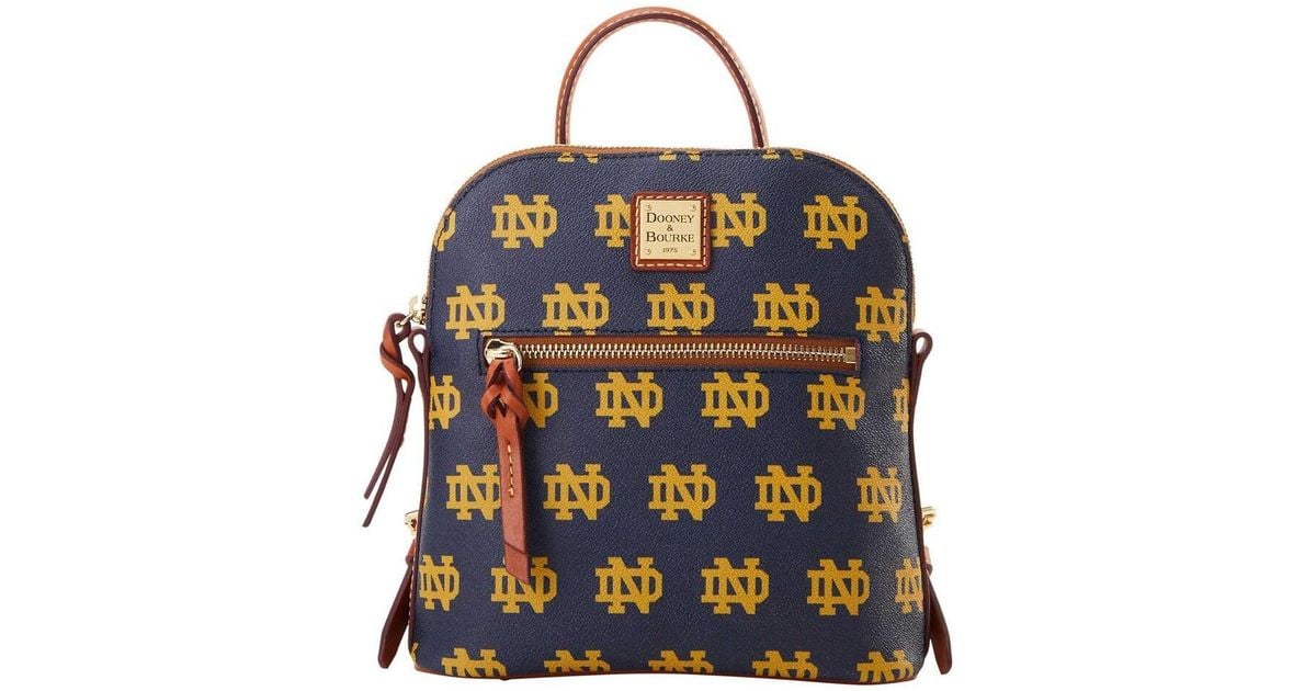 Dooney Bourke Notre Dame Fighting Irish Small Backpack in Blue