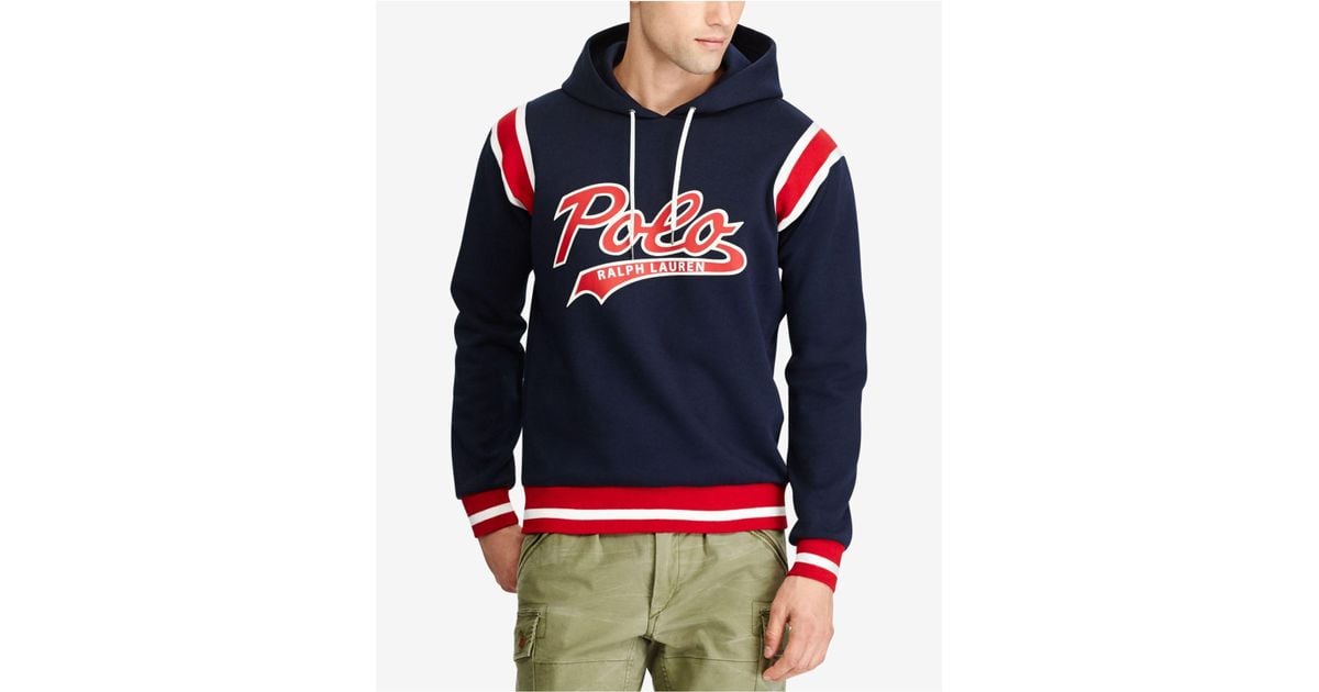 ralph lauren double knit graphic sweatshirt