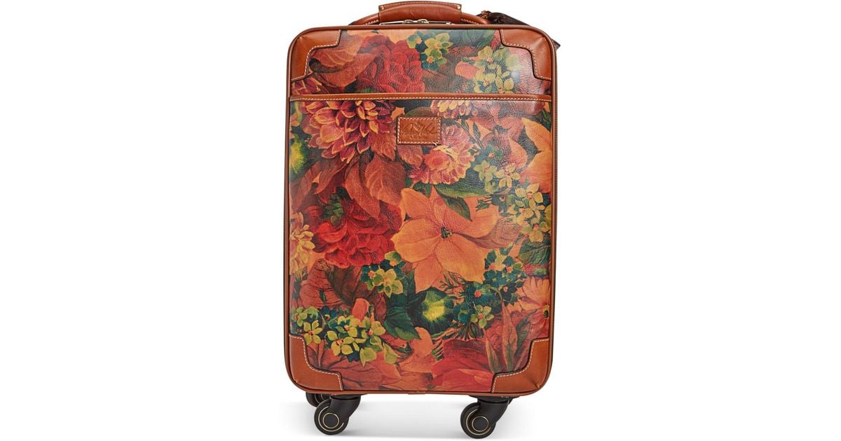 Patricia Nash Leather Livorno 24" Heritage Signature Trolley Rolling