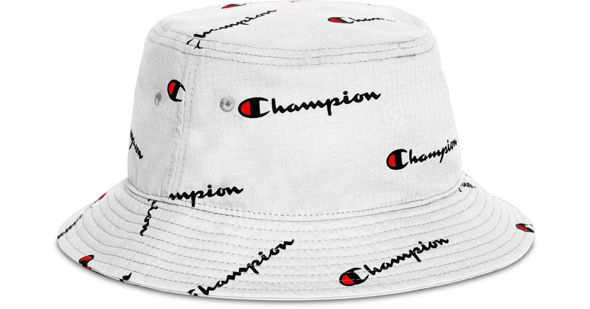 Champion Men's Cotton Bucket in White for Men -