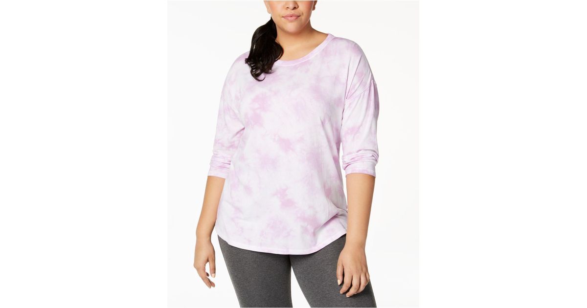 calvin klein performance tie dye top