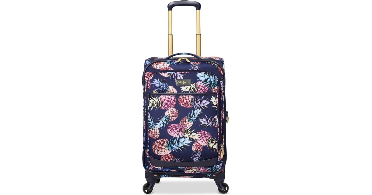 jessica simpson pineapple luggage set