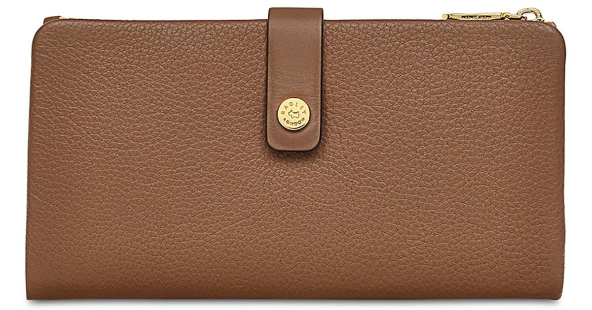 RADLEY London The Fox and Hound Large Flapover Matinee Purse in Oxblood