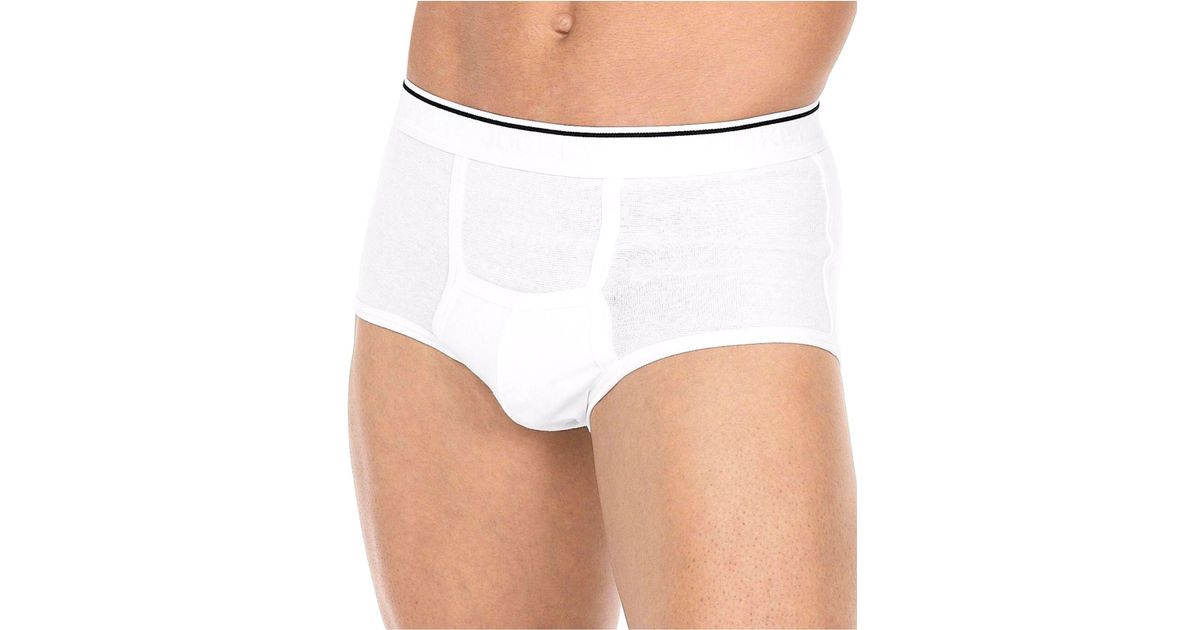 jockey pouch briefs white