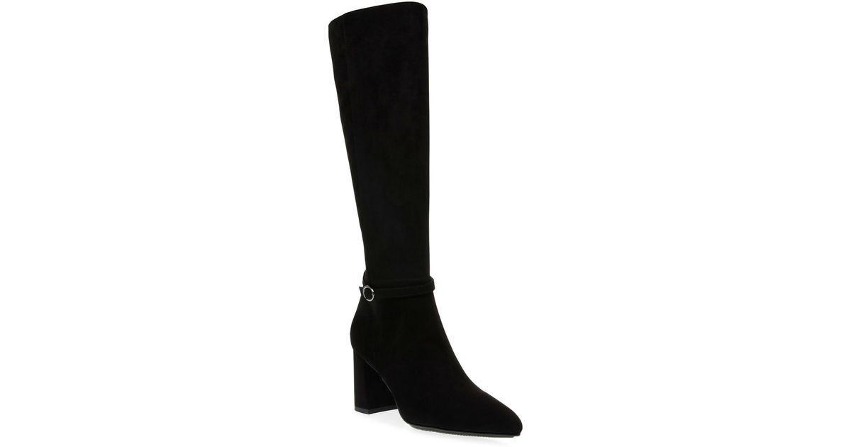 Anne Klein Braydon Knee High Boots in Black | Lyst