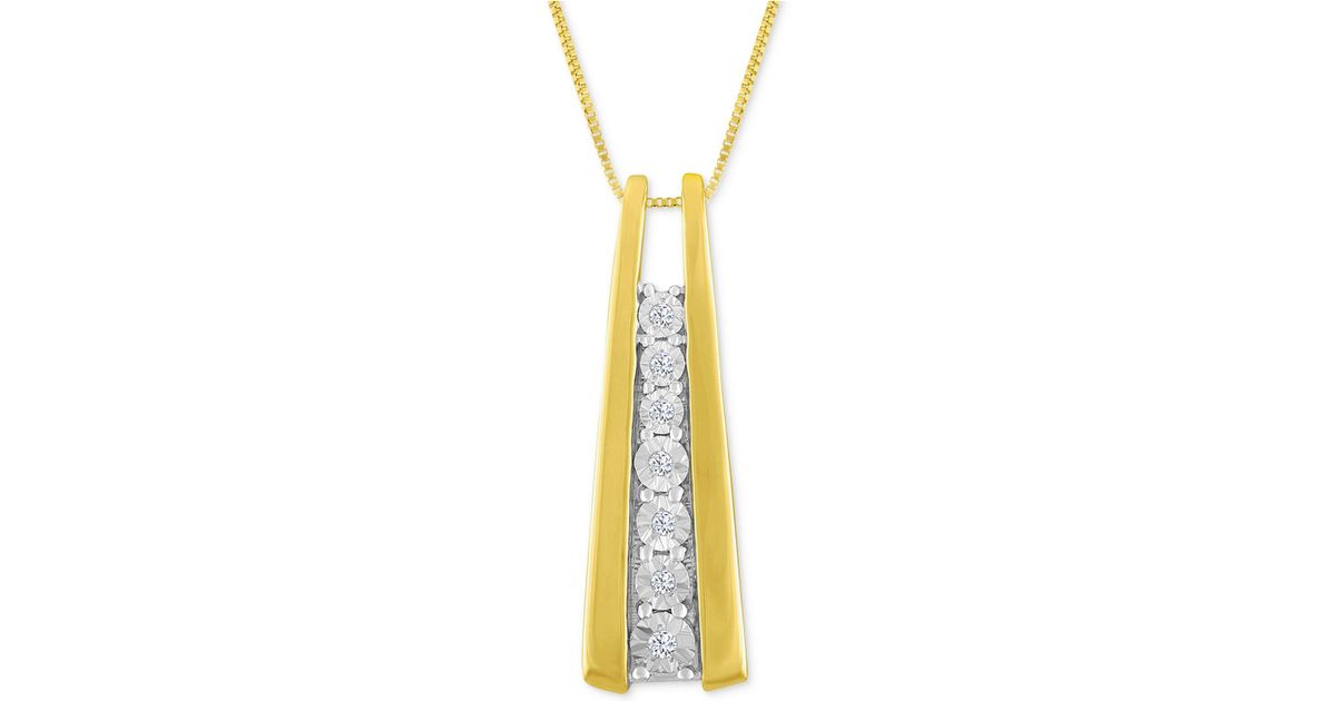 Macy S Metallic Diamond Accent Ladder Pendant Necklace In 10k Gold Or White - Diamond Ladder Pendant Necklace Macy S Metallic Diamond Accent Ladder Pendant Necklace In 10k Gold Or White - Diamond Ladder Pendant Necklace