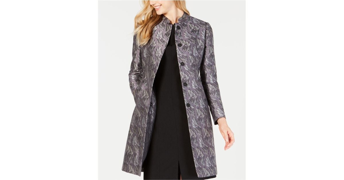 anne klein jacquard topper
