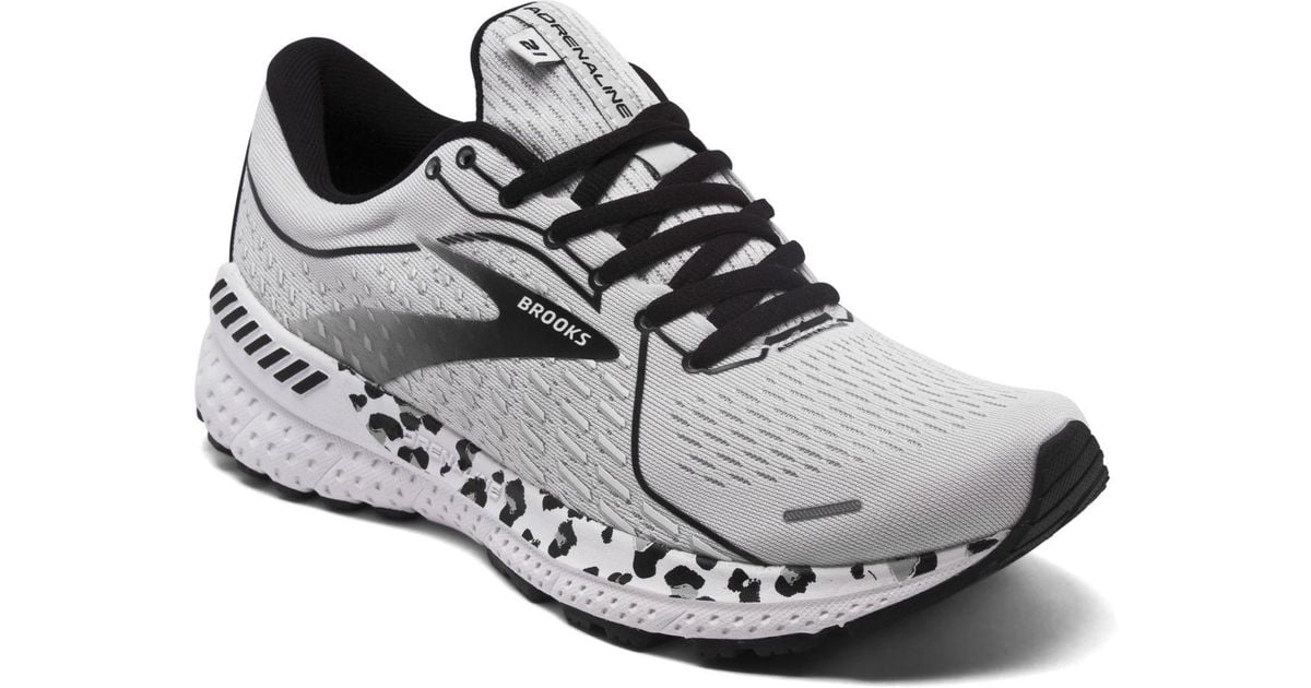 Brooks Adrenaline Gts 21 Snow Leopard Running Sneakers From Finish Line