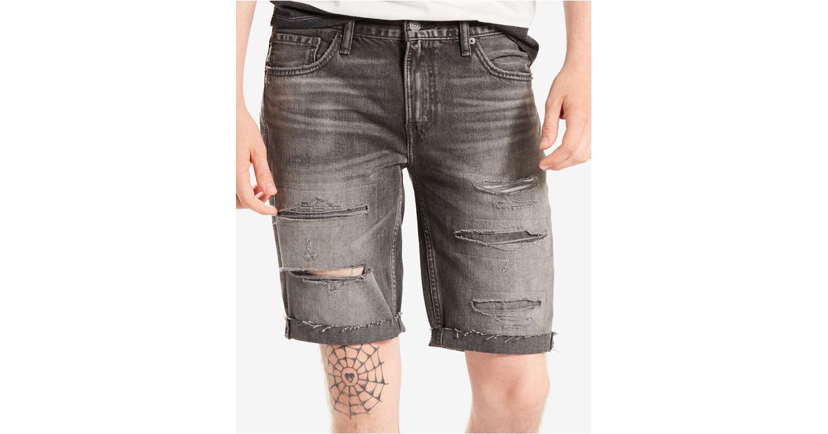 Levi's Cotton Men's 511 Slim-fit Cutoff Jean Shorts in Gray for Men - Lyst