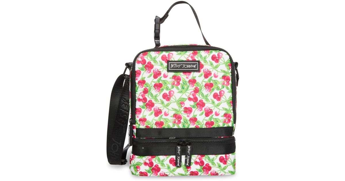 betsey johnson lunch bag pink