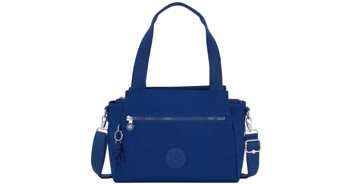 Kipling Elysia Satchel in Blue Lyst