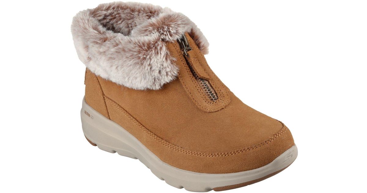 Skechers On The Go Glacial Ultra - Sweet Vibes Winter Boots From Finish Line in Brown | Lyst