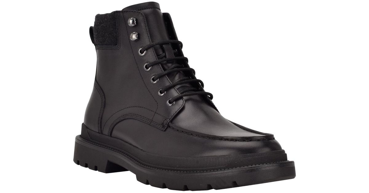 calvin klein trophy leather boot