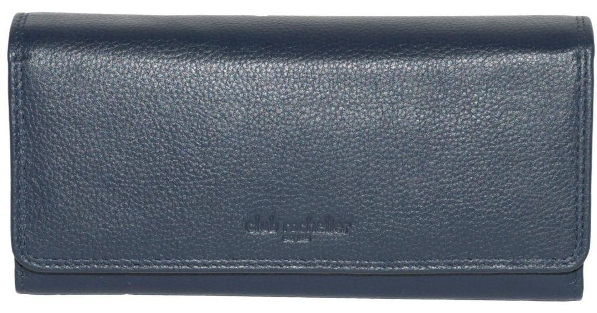 Club Rochelier Ladies Leather Clutch Wallet With Checkbook And Gusset ...