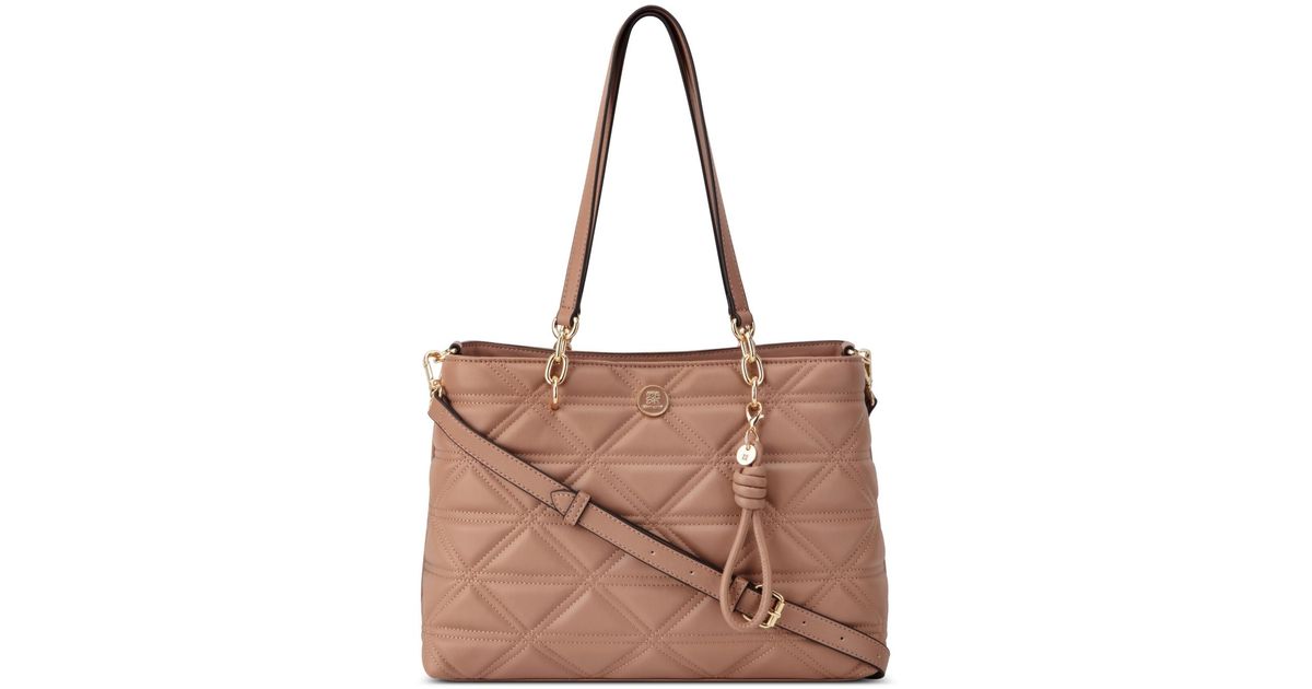 Nine West Harland Carryall Large Crossbody Bag in Brown | Lyst