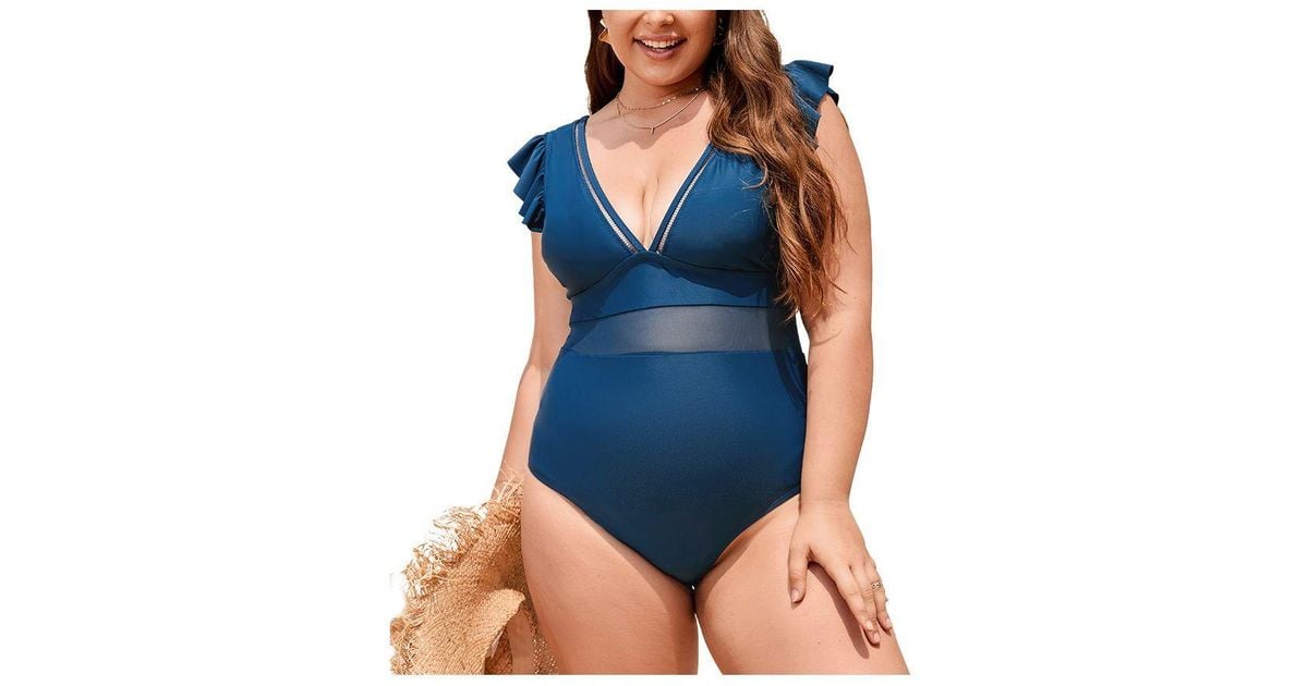 Cupshe ruffle one piece 2025