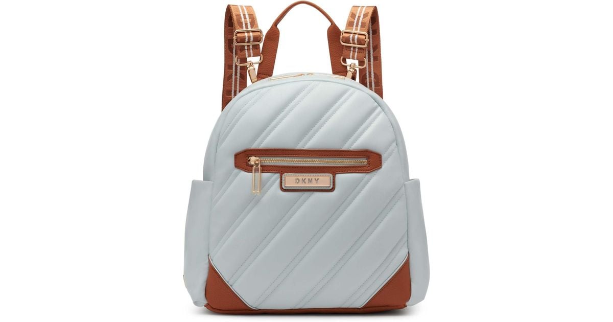 DKNY Backpack Softside Carryon Luggage in Gray Lyst