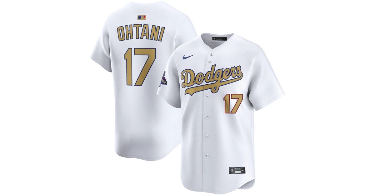 Nike Yoshinobu Yamamoto Los Angeles Dodgers 2025 Gold