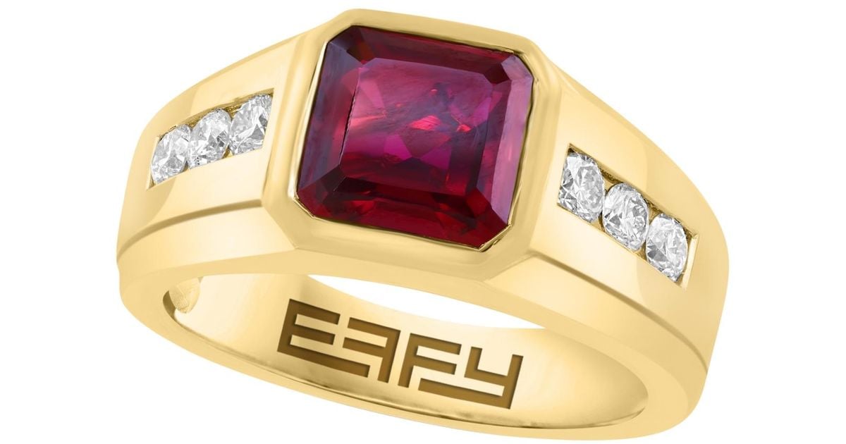 Effy Lab Grown Ruby (3-3/4 Ct. T.w. in Pink | Lyst