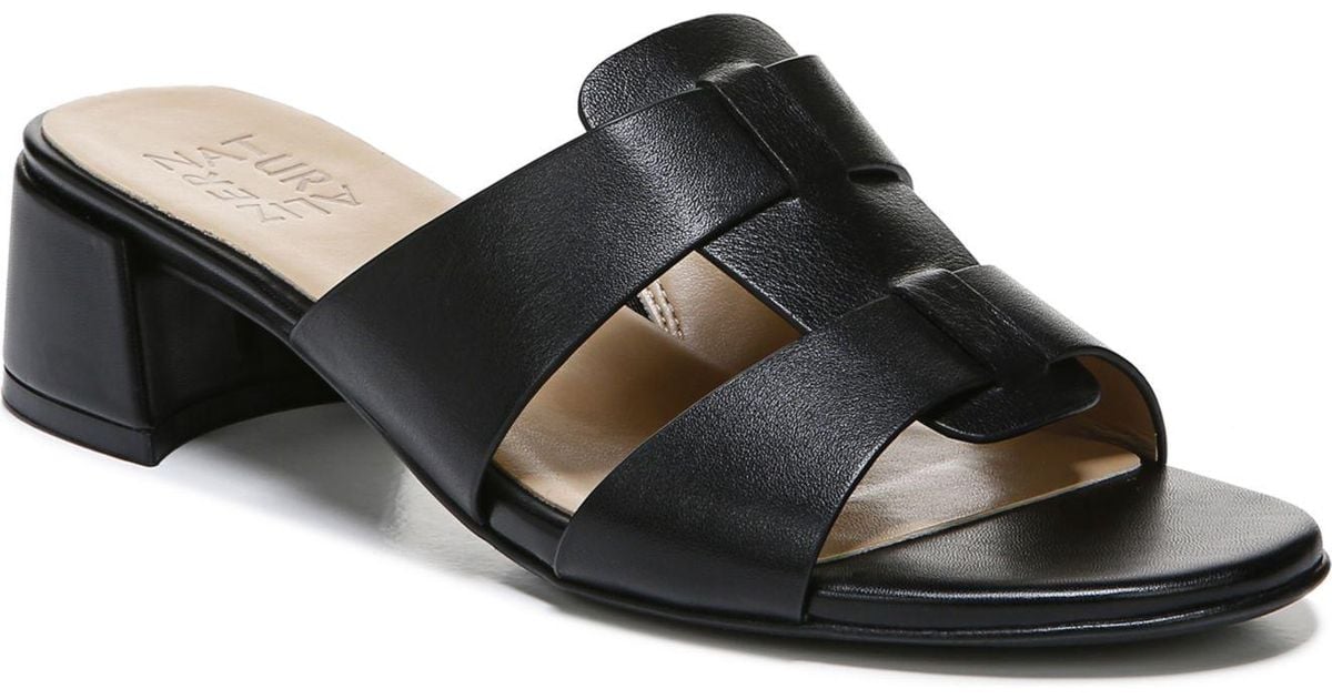 Naturalizer Joey Slide Dress Sandals in Black Lyst