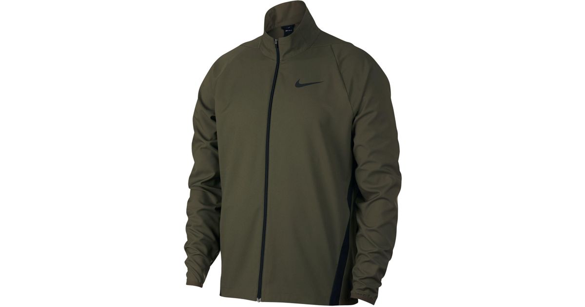 men's dry woven training jacket