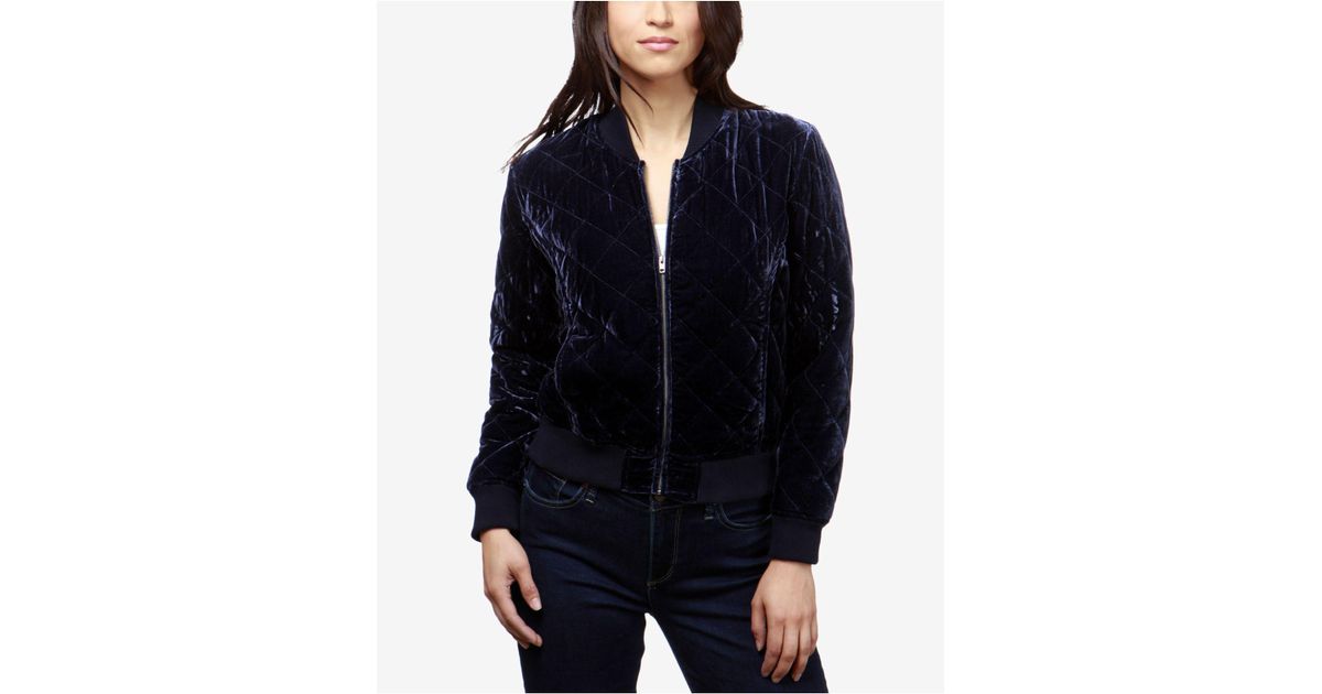 lucky brand quilted bomber jacket