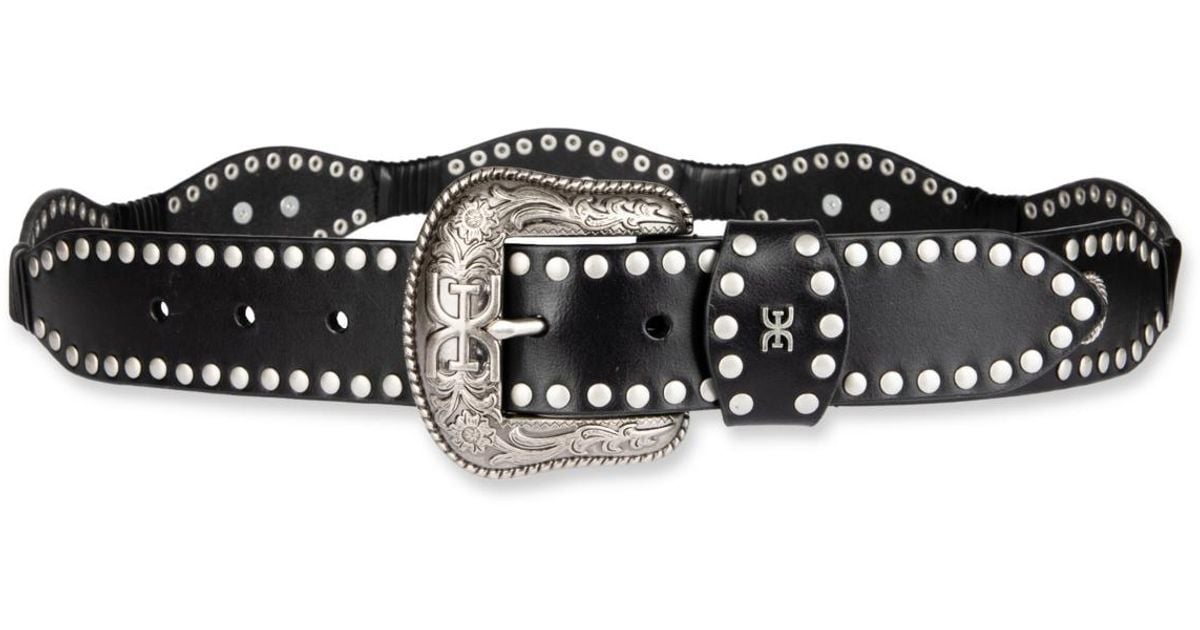 Sam Edelman Women's Wide Width Double-E Loop Casual Leather Belt - Macy's