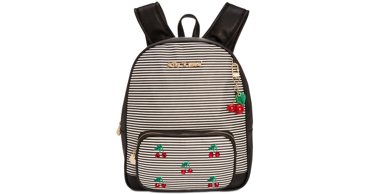 betsey johnson cherry backpack