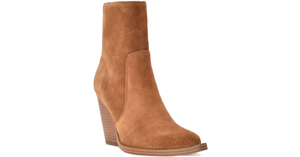 gorgeen block heel booties