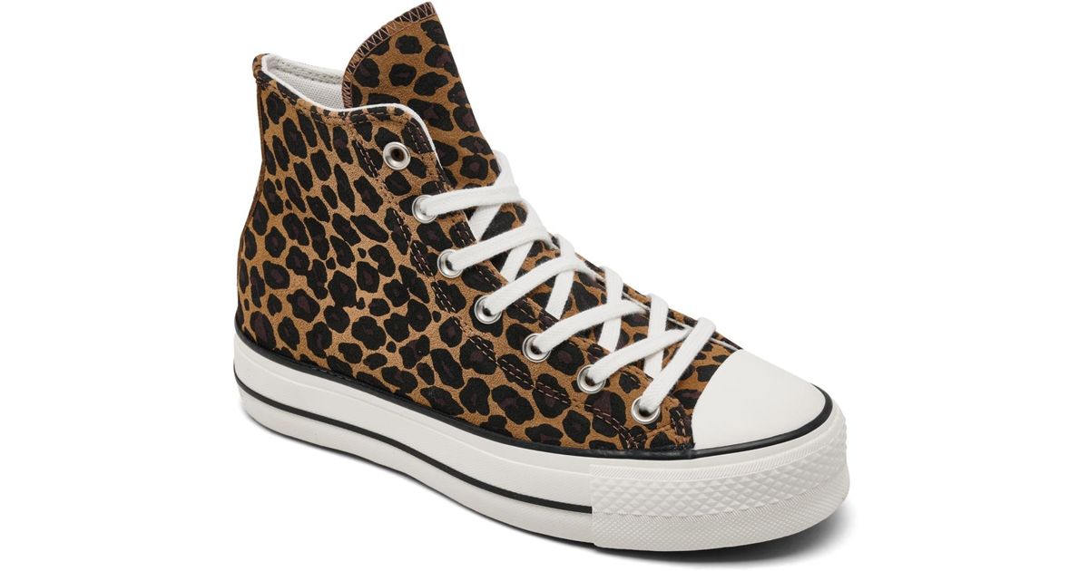 CHUCK TAYLOR ALL STAR LIFT PLATFORM LEOPARD SUEDE visual data 5
