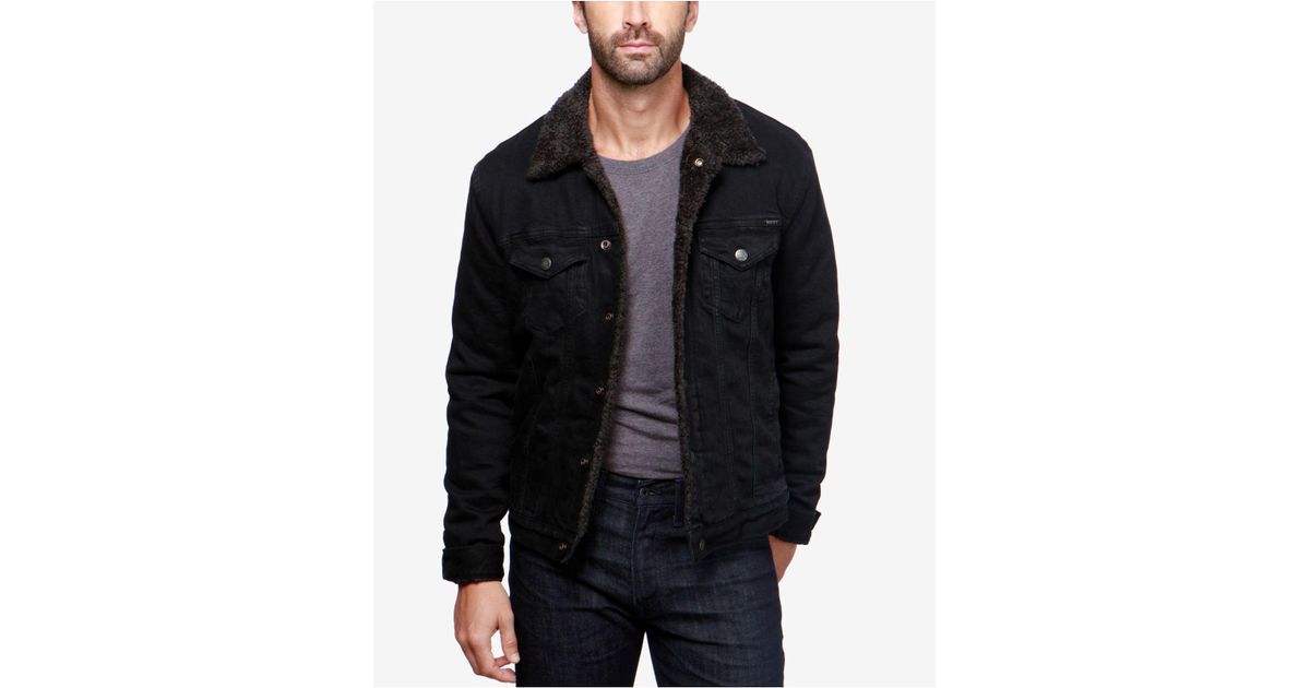 lucky brand black denim jacket