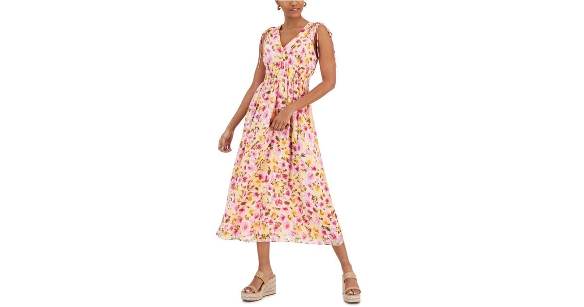 Kate spade floral top dots burnout dress