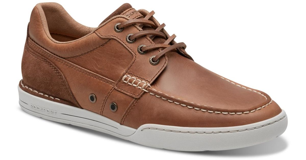Rockport Wentworth Round Toe Casual Lace-up Shoe in Brown 