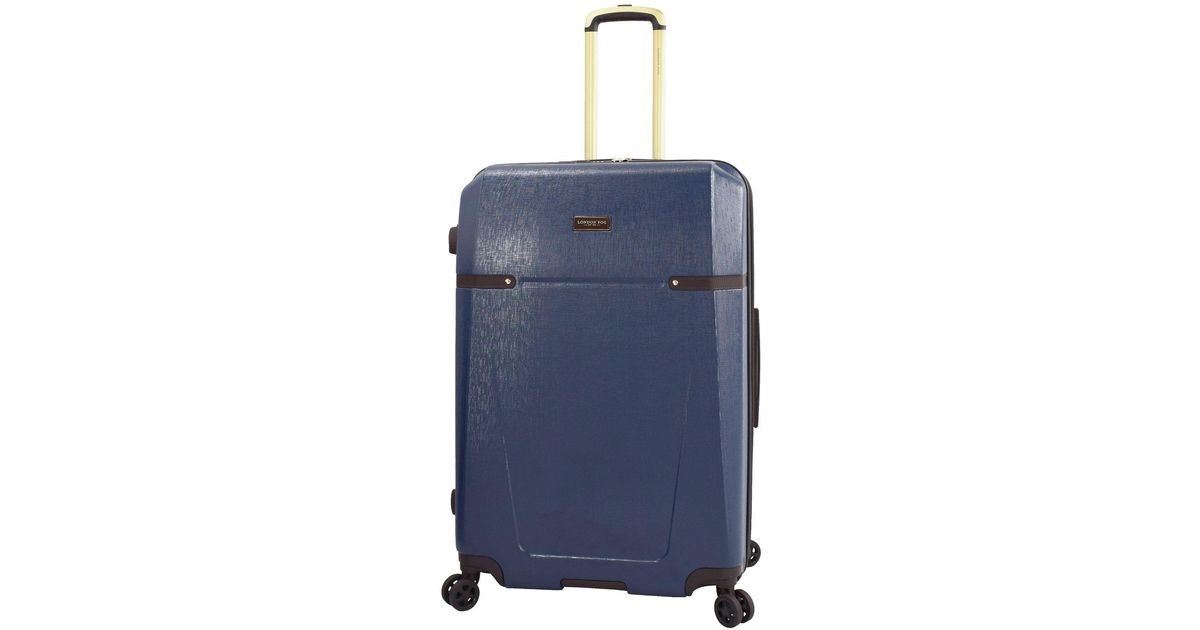 London Fog Brentwood Ii 29" Expandable Hardside Spinner Luggage in Blue