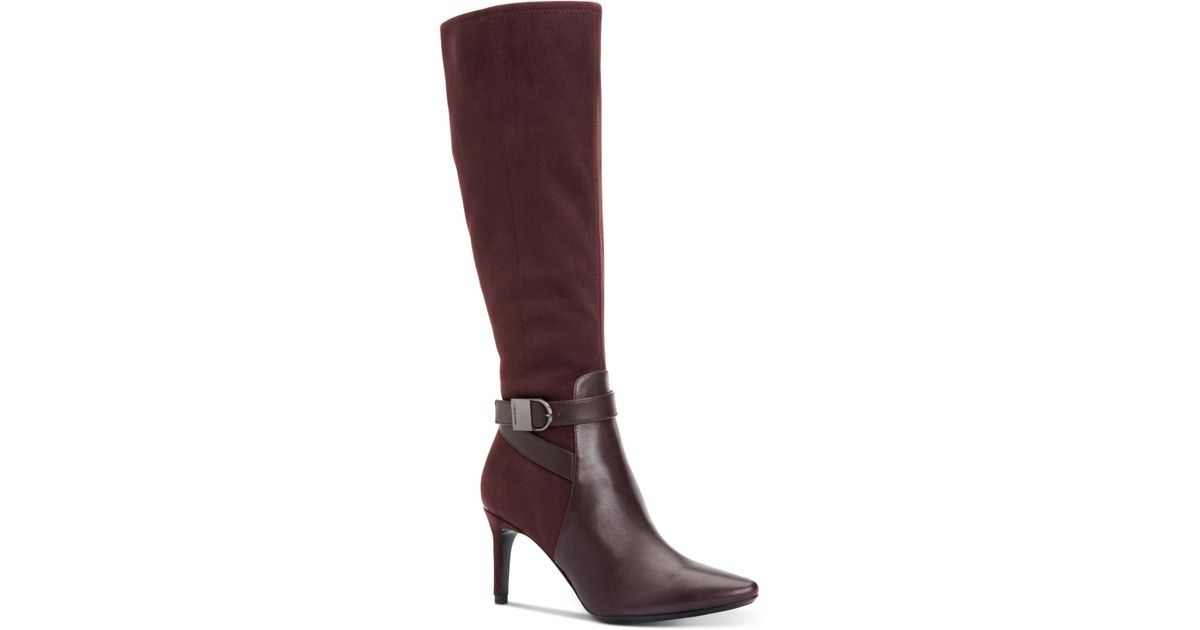 calvin klein jemamine tall dress boots
