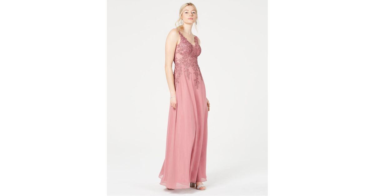 pink rose dress macys