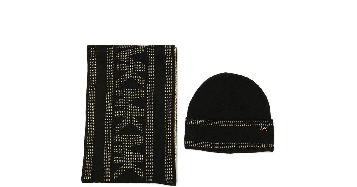 MICHAEL Michael Kors Signature 2-Piece MK Sport Tape Cuff Beanie and Scarf Plaza Las Américas | San Juan, Puerto Rico main image 3