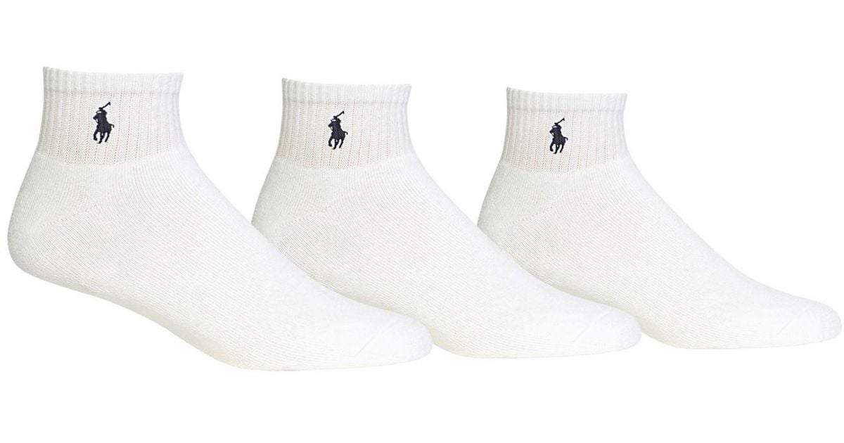 ralph lauren white sports socks