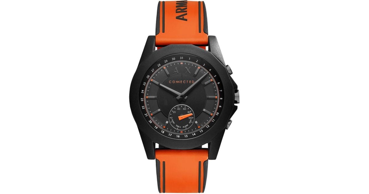 armani exchange men's hybrid smartwatch