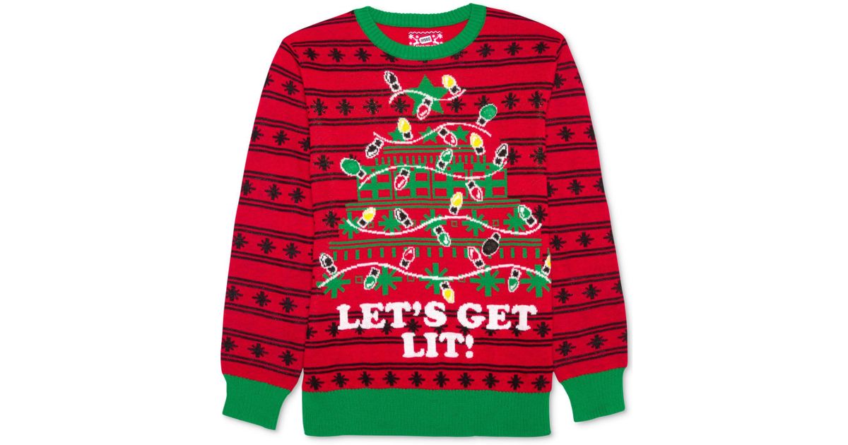 lets get lit sweater