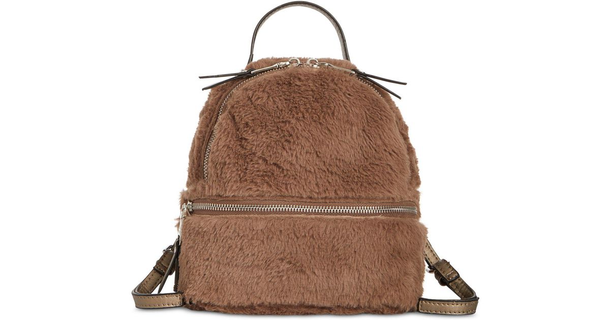 steve madden fur backpack