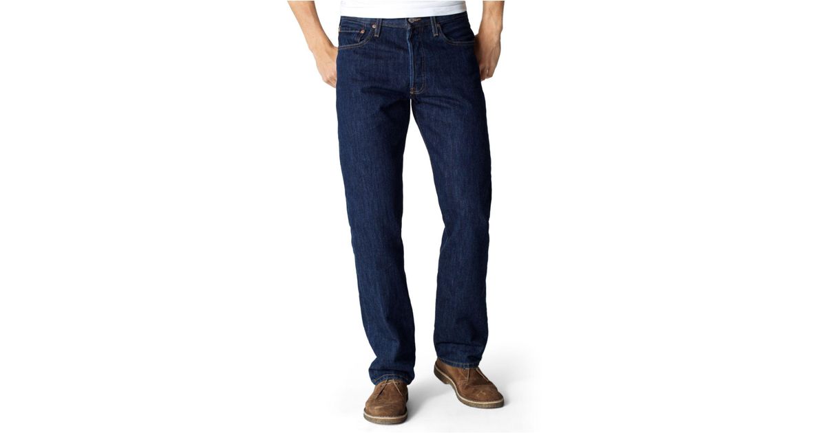 Levi's 501® Original Fit Button Fly Non-stretch Jeans in Blue for Men | Lyst