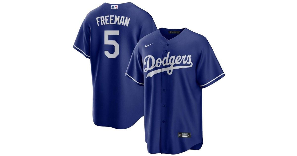 Nike Freddie Freeman Royal Los Angeles Dodgers Alternate Replica Player