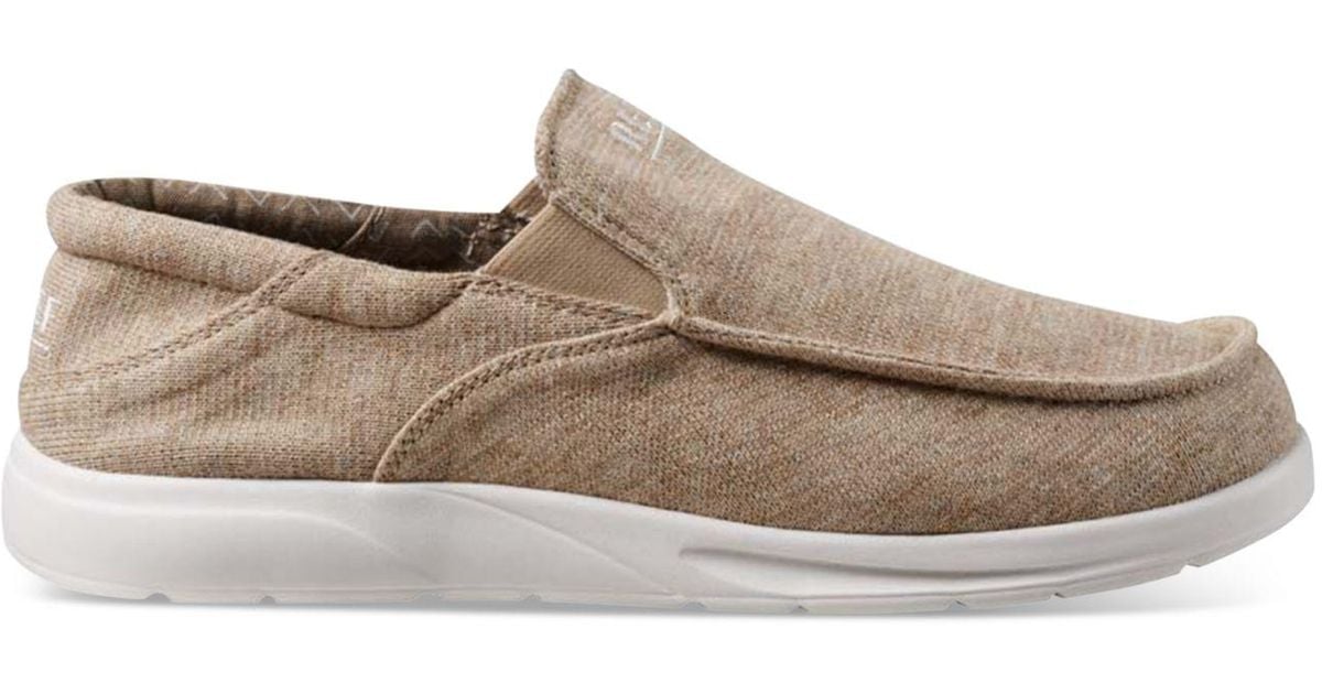 Reef Cotton Cushion Coast Loafers in Tan (Brown) for Men Lyst